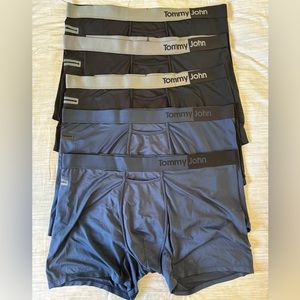 Lot of FIVE Pairs of Tommy John Boxer Briefs